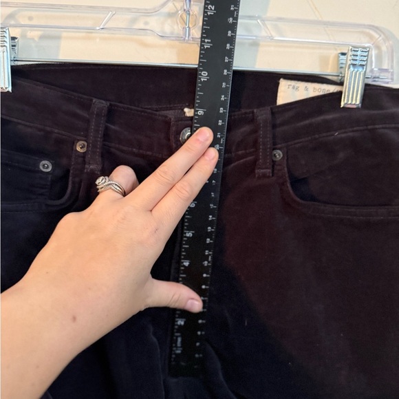 Rag & Bone Skinny Black/Charcoal Corduroy Pants size 29 - Picture 9 of 10